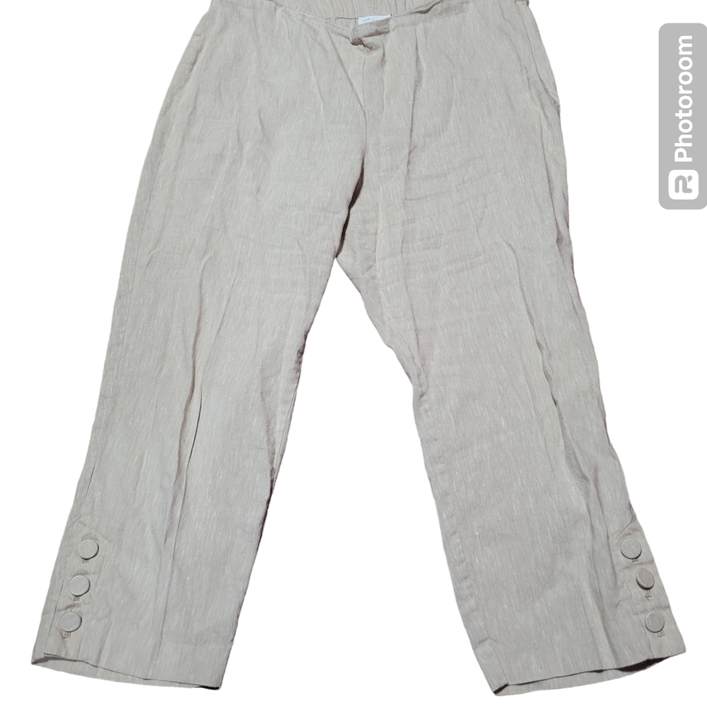 Women's Gray Cropped Pants